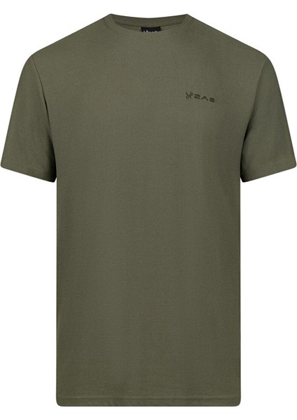 Kalei Sıfır Yaka T-Shirt Haki
