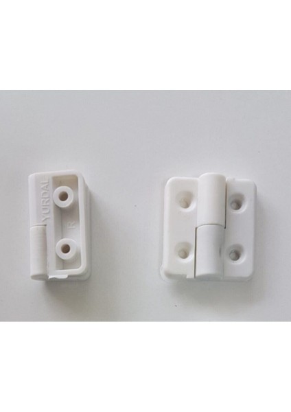 Beyaz Plastik Menteşe Seti, Sağ ve Sol, 10 Adet, Kombi ve Pano Dolaplar Için modelleri