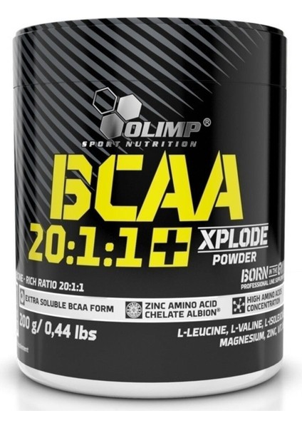 Turuncu Bcaa 20:1:1 + Xplode Toz 200G 32 Servis, Enerji ve Spor Takviyesi