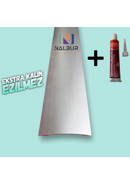 Geniş 38MM Alüminyum Kapı Eşik Profili, 90 Cm, Silikon Hediyeli, Ekstra Kalın fiyatları