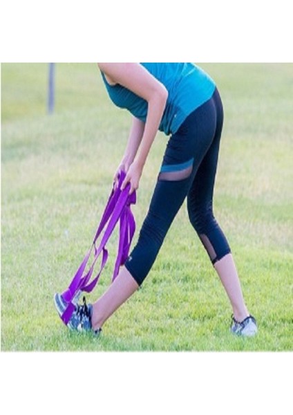 10 Gözlü Fitness Çekme Kemeri, 212 Cm, Dayanıklı ve Konforlu Tasarım