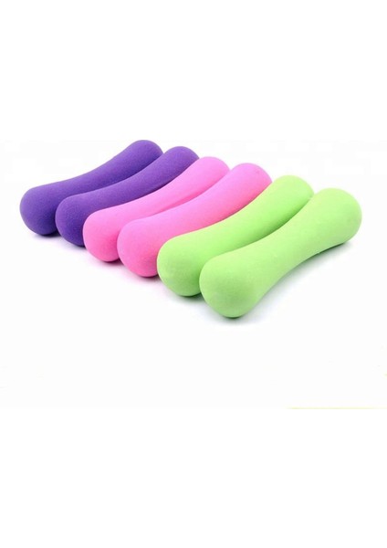 Yeşil Neopren Kaplı 2x1 kg Dambıl Seti Spor Ağırlık Egzersiz Takımı fiyatları