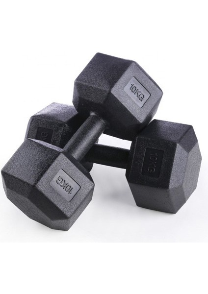20 kg Dambıl Seti, 10 kg x 2 Adet, Sağlam ve Hafif Ağırlık Seti