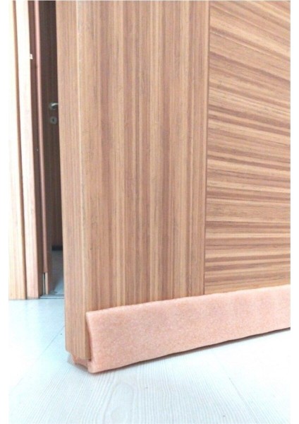 Kahverengi Geçmeli ve Yapışkanlı Kapı Altı Hava ve Toz Önleyici Set fırsatları