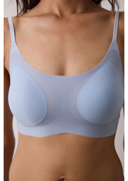 Açık Mavi Zero Gram Dikişsiz Balensiz Bralet modelleri