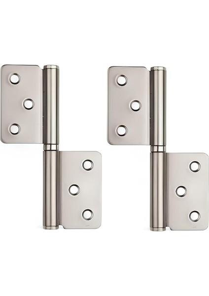 Yönsüz Alüminyum Kapı Menteşesi, 12 Cm, 2'li Set, Kolay Montaj, Dayanıklı, Şık Tasarım fırsatları