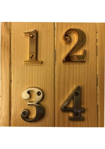 Metal Rakam ve Numara Seti, Şık ve Dayanıklı Dekoratif Süsler modelleri