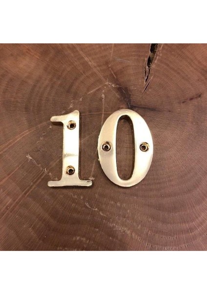 Metal Rakam ve Numara Seti, Şık ve Dayanıklı Dekoratif Süsler fırsatları