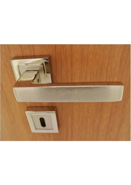 Nikel Saten Yüzeyli Kapı Kolu, Şık ve Kullanışlı Tasarım, Kolay Montaj modelleri