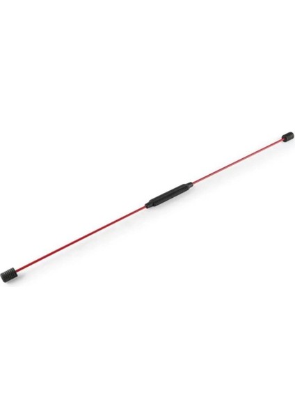 Kırmızı Renkli Kas Güçlendirme Flex Bar ile Egzersiz Yapın