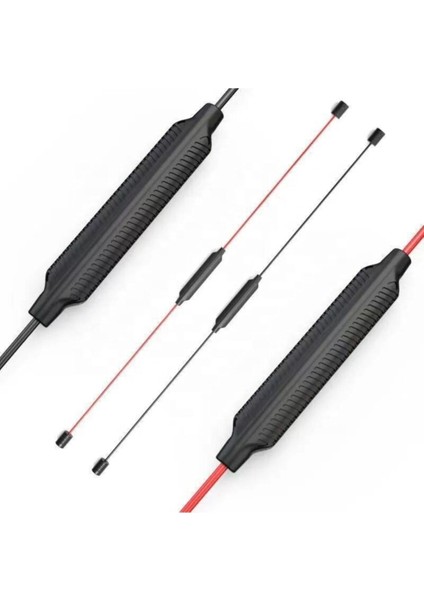 Kırmızı Renkli Kas Güçlendirme Flex Bar ile Egzersiz Yapın modelleri