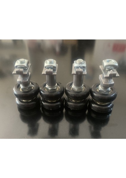 4 Adet Cam Balkon Tekeri, Dayanıklı ve Şık Tasarım, Kolay Montaj ve Kullanım. fırsatları