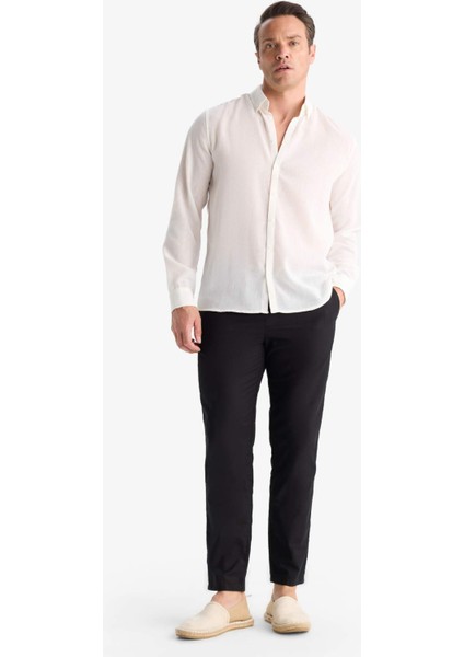 Slim Fit Dar Kesim Dar Paça Pantolon B2089AX25AU fiyatları