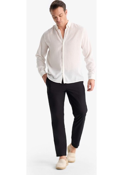 Slim Fit Dar Kesim Dar Paça Pantolon B2089AX25AU modelleri