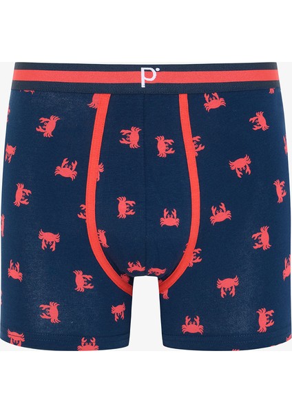 Erkek Pointed Red 3lü Çok Renkli Boxer Külot fiyatları