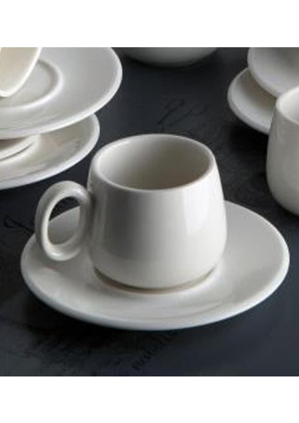 Çok Renkli Tek Kişilik Porselen Kahve Fincanı 3096