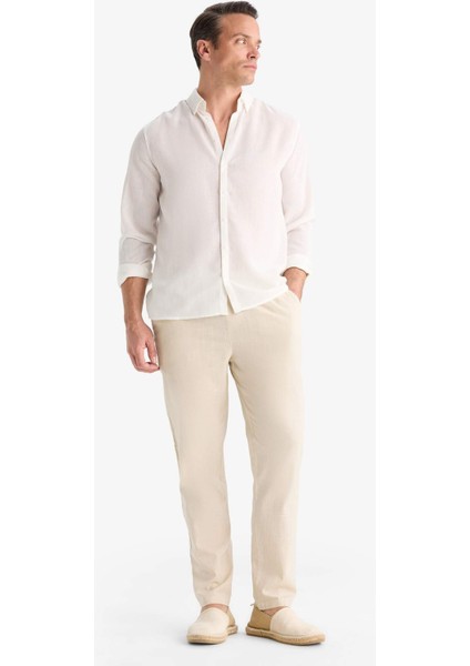 %100 Pamuk Jogger Fit Dar Paça Pantolon Z6475AZ25AU fırsatları
