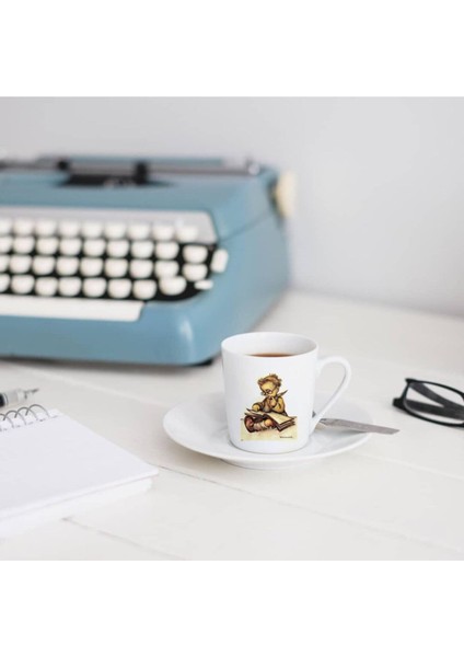 Vintage Gri Kahve Fincanı, Dostluk ve Arkadaşlık Temasıyla Şık ve Sade Tasarım fiyatları