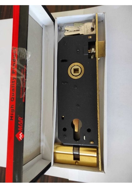 35MM Silindirli Gömme Kilit, Güçlü ve Güvenli Kapı Kilidi