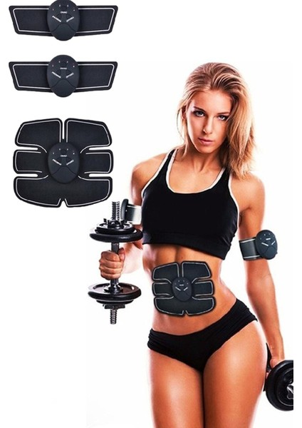 Siyah Sixpad Abs Vücut Geliştirme Cihazı, Kol, Bacak ve Kalça Için Ideal fiyatları