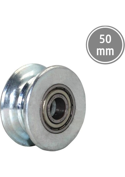 50 mm Tablasız Ray Makarası, Dayanıklı ve Güçlü Ray Bağlantısı Parçası