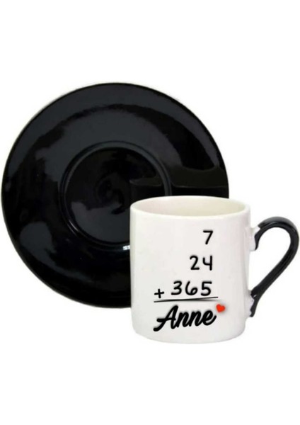 Baskılı Siyah Kulplu Türk Kahvesi Fincanı, Şık ve Kullanışlı Tasarım fiyatları