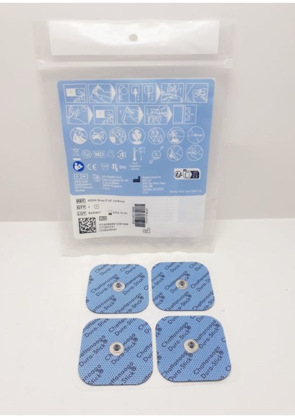 Çıtçıtlı Tens Elektrot Pedi, 5x5 Cm, Beyaz, Sağlık ve Konfor Için Ideal modelleri