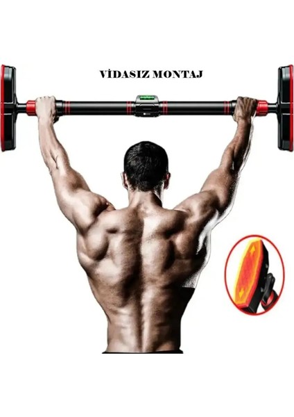 Çok Fonksiyonlu 72-95CM Kapı Barı, Spor ve Egzersiz Için Ideal, Şık ve Dayanıklı