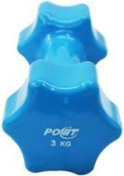 3 kg Vinly Dambıl, Kaydırmaz, Terletmez Kaplama, Turkuaz Renk fiyatları