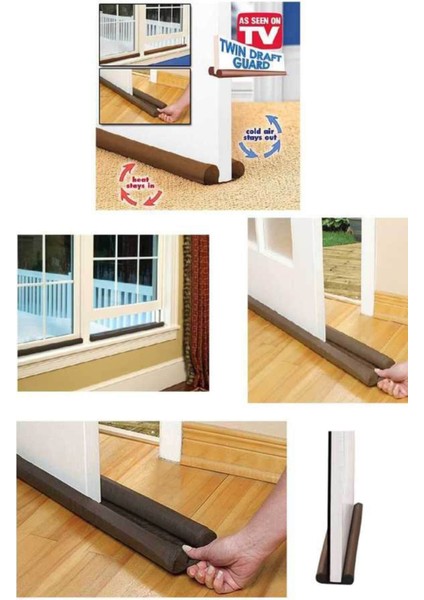 8 Adet Çift Taraflı Kapı Altı Rüzgar Koruyucu Seti fiyatları