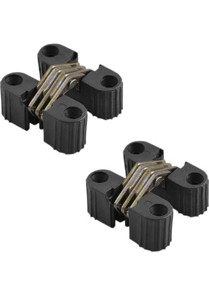 Siyah Sol Sağ Uyumlu Gizli Gömme Plastik Menteşe 2'li Set indirimleri