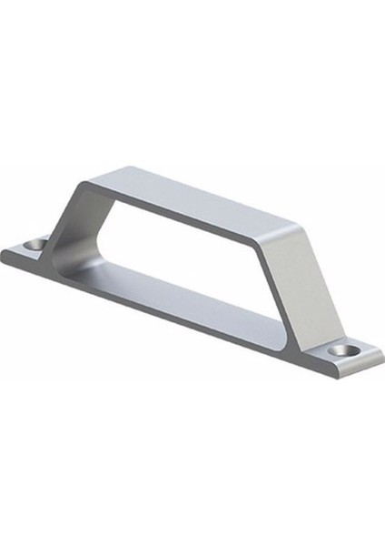 Eloksal Gri D Kol Alüminyum Sürme, Dayanıklı ve Şık Tasarım, 1 Adet