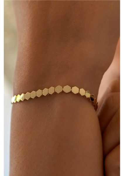 Xuping Petek Model Kadın Bileklik Gold Renk modelleri