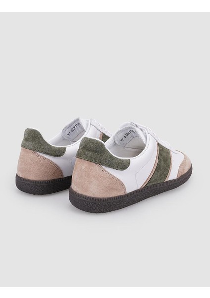 Beyaz-Haki Kadın Sneaker 124602R modelleri