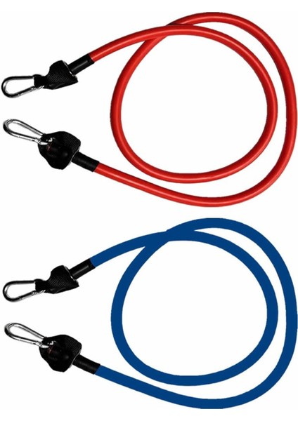 120 cm Çok Renkli Güç Antrenman Direnç Lastiği, Orta Sert ve Sert Ikili Set