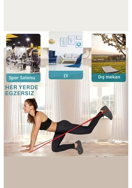 Turuncu Lateks Güç Bandı, Fitness, Pilates, Crossfit ve Zayıflama Için Ideal fırsatları