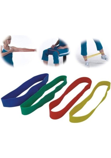 Yüksek Kaliteli Kas Germe ve Güçlendirme Pilates Bandı Seti Beyaz fiyatları