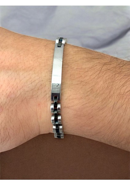 Paslanmaz Çelik Rolex Model Örgü Zincir Erkek Gümüş Renk modelleri