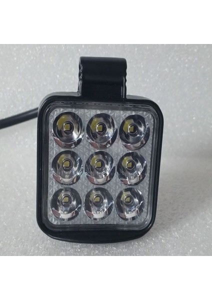 Aydınlatma & Calışma Lamba Far 9 LED 9V & 30V Kare 6cm x 6cm modelleri