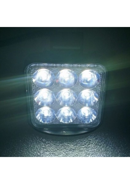 Aydınlatma & Calışma Lamba Far 9 LED 9V & 30V Kare 6cm x 6cm fırsatları
