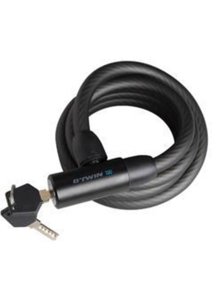 Siyah Anahtarlı Bisiklet Güvenlik Kilidi 120 mm