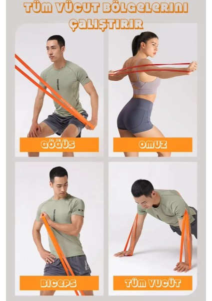 Unisex Spor Aksesuarları PWBND20 Fuchsia ve Direnç Bandı 25 kg Kırmızı modelleri