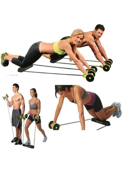 Siyah Renkli Çok Fonksiyonlu Fitness Aleti, Ev ve Spor Için Uygun