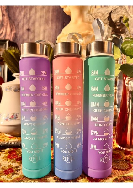 Sevimli 3'lü 500 ml Çocuk Matara, Bpa Içermeyen, Renkli ve Şık Suluk Seti fiyatları