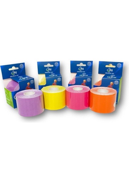 Mor ve Lila Renkli Esnek Sporcu Bandı, 5m x 5cm, Rahat ve Dayanıklı Kullanım Sağlar fiyatları