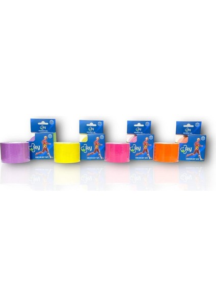 Mor ve Lila Renkli Esnek Sporcu Bandı, 5m x 5cm, Rahat ve Dayanıklı Kullanım Sağlar modelleri