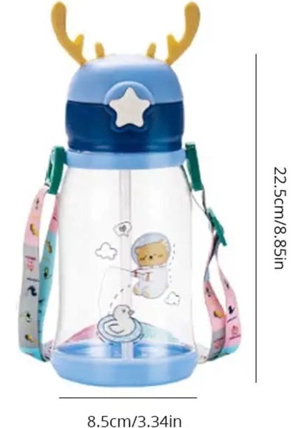 Mavi 500 ml Çocuk Suluğu, Kayışlı, Damlatmaz, Bpa Free, Okul ve Günlük Kullanım modelleri