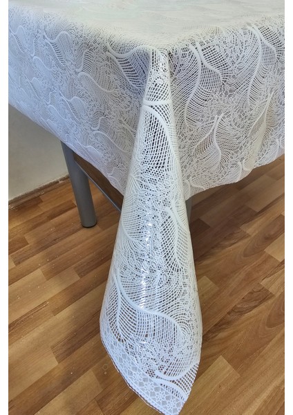 Hasır Lüx Pvc Kaplamalı Silinebilir Masa Örtüsü Su Geçirmez Lüks Muşamba Sofra Bezi Dantel Desenli modelleri