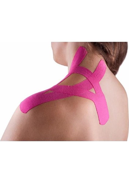 Pembe Renkli Esnek Bant, Sağlık ve Spor Için Kullanışlı Tape