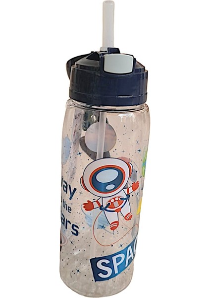 Şık ve Dayanıklı 500ML Pipetli Matara, Mavi Renkli, Pratik ve Kullanışlı Tasarım fiyatları